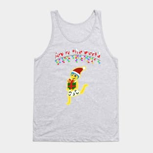 "Joy to the World" - Inside Out Holiday Tank Top